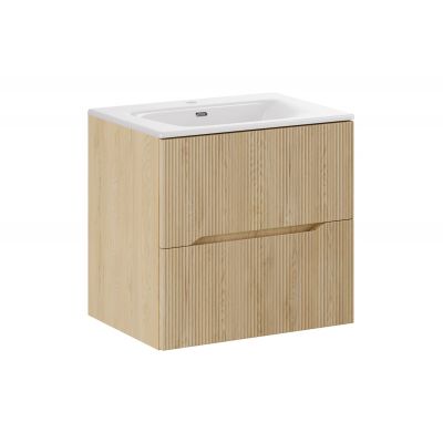 Zestaw Comad Nordic Cremona umywalka z szafką 60 cm dąb SET-NC 60CM UM SKY