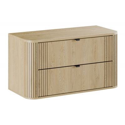 Comad Ovalia Cremona szafka z blatem 100x46x cm podumywalkowa wisząca dąb SET-OVC B CREMONA 100CM