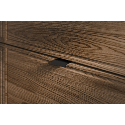 Comad Talia Casella umywalka Sky czarna z dwiema szafkami podumywalkowymi zestaw 120 cm dąb-czarny SET-TC 120CM UM SKY 1 BM