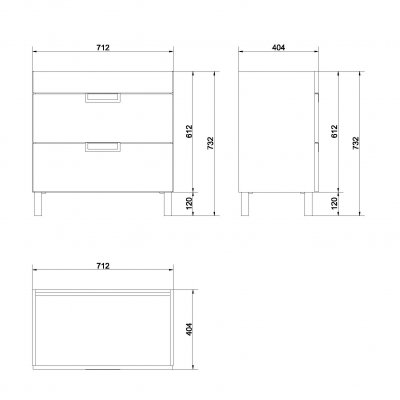 Cersanit Dahlia szafka 80 cm podumywalkowa wisząca biała S548-004-DSM