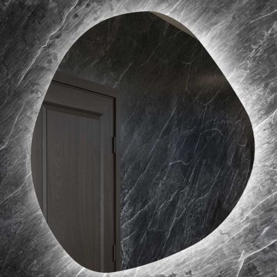 Dubiel Vitrum Indiana lustro 80x80 cm z oświetleniem