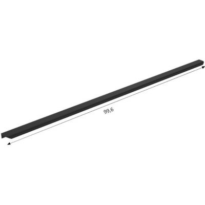 Defra Grip uchwyt listwowy 99,6 cm czarny mat 001-H-00122