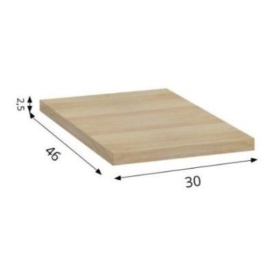 Defra Uni blat naszafkowy 30x46 cm buk truflowy 125-F-03008