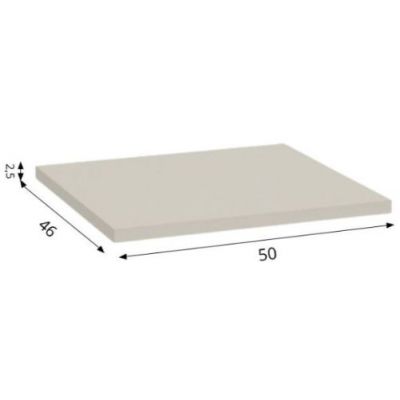 Defra Uni blat naszafkowy 50x46 cm kaszmir mat 125-F-05006