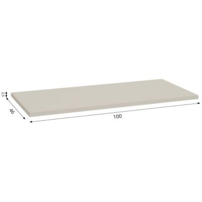 Defra Uni blat naszafkowy 100x46 cm kaszmir mat 125-F-10004