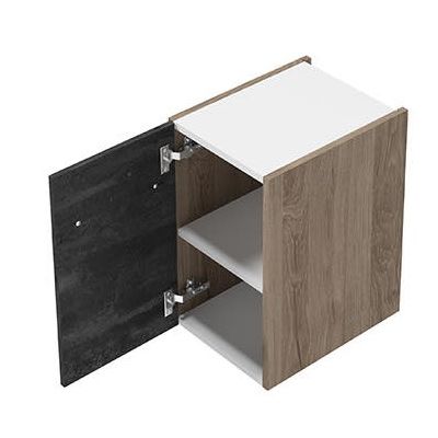 Defra Granada szafka 30 cm wisząca orzech rockford/beton czarny 167-B-03003