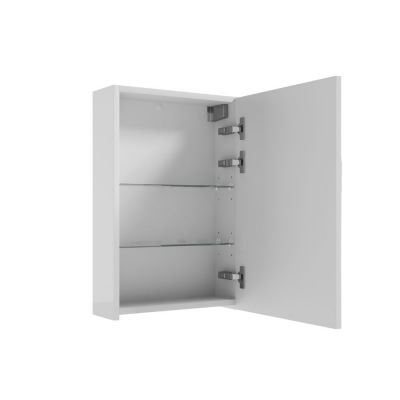 Defra Salsa E40 szafka 40x15x60 cm z lustrem biały połysk 242-E-04001