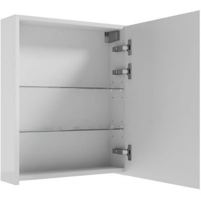 Defra Salsa szafka E50 50x15x60 cm z lustrem biały połysk 242-E-05003