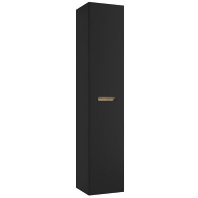Defra Senso szafka boczna 170 cm wysoka wisząca czarny mat 260-C-03504