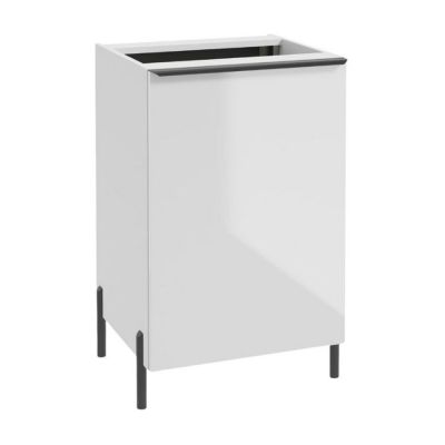 Defra Nino szafka B50 50x45x70 cm boczna stojąca biały połysk 304-B-05003