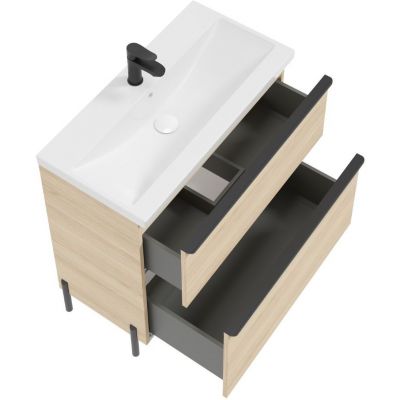 Defra Nino D80 szafka 80x40x70 cm podumywalkowa stojąca dąb vicenza jasny 304-D-08004