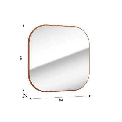 Defra Mo-re lustro 60x60 cm kwadratowe bodega mat 291-L-06003