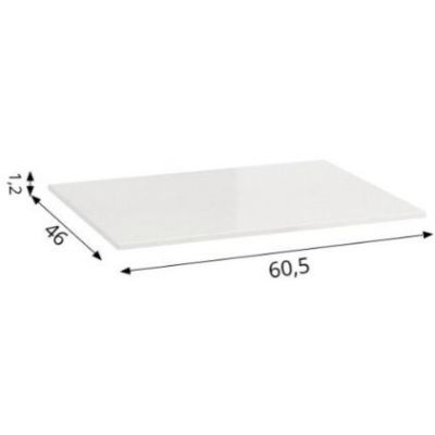 Defra Konglomerat Chira Blanco blat naszafkowy 60,5x46 cm biały MZ-K-BLA-0096