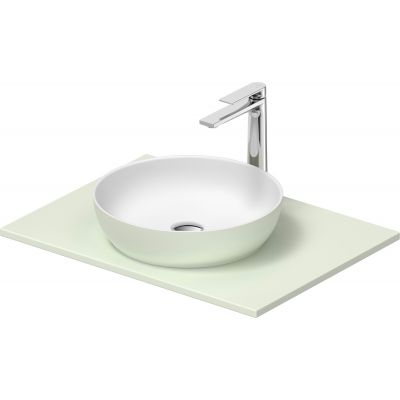 Duravit Sivida umywalka z konsolą 68 cm zieloną 268012FH00