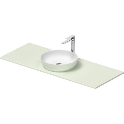 Duravit Sivida umywalka z konsolą 128 cm zieloną 268015FH00