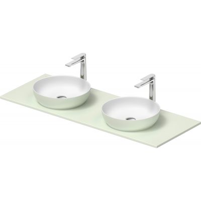 Duravit Sivida umywalka z konsolą 135 cm zieloną 268016FH00