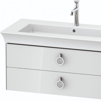 Duravit White Tulip szafka 98,4 cm podumywalkowa wisząca biały wysoki połysk WT435208585