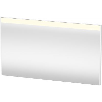 Duravit Brioso lustro 122x70 cm z oświetleniem LED biały mat BR700401818