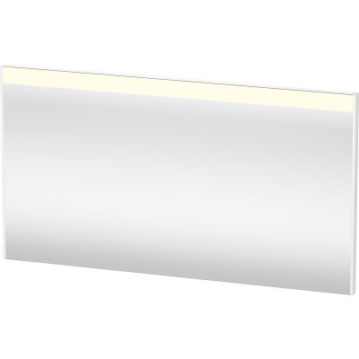 Duravit Brioso lustro 132x70 cm z oświetleniem LED biały mat BR700501818