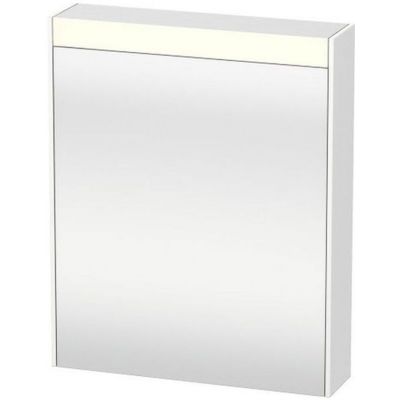 Duravit Brioso szafka 62x76 cm lustrzana wisząca z oświetleniem LED lewa biały mat BR7101L1818
