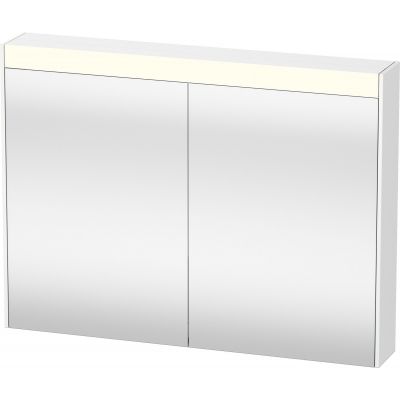 Duravit Brioso szafka 82x76 cm lustrzana wisząca z oświetleniem LED biały mat BR710201818