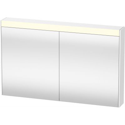 Duravit Brioso szafka 102x76 cm lustrzana wisząca z oświetleniem LED biały mat BR710301818