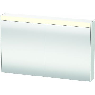 Duravit Brioso szafka 122 cm lustrzana wisząca z oświetleniem LED biały mat BR710401818