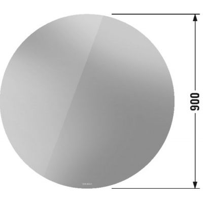 Duravit Better lustro 90 cm okrągłe z oświetleniem LED LM786300000
