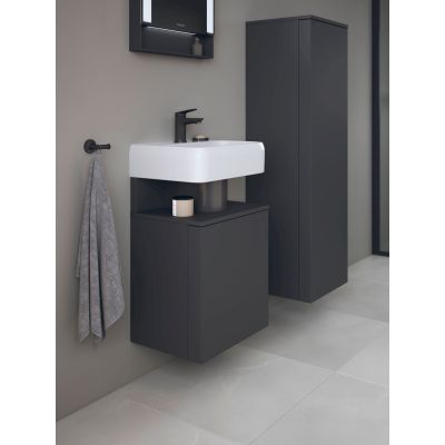 Duravit Qatego szafka 44 cm podumywalkowa wisząca grafit mat QA4076R49490000