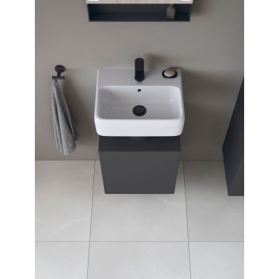 Duravit Qatego szafka 44 cm podumywalkowa wisząca grafit mat QA4076R49490000