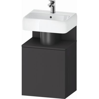 Duravit Qatego szafka 44 cm podumywalkowa wisząca grafit mat QA4076R49490000