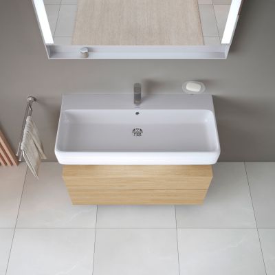 Duravit Qatego szafka 100 cm podumywalkowa wisząca dąb naturalny mat QA4395030300010