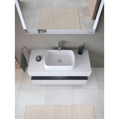 Duravit Qatego szafka 120 cm podumywalkowa wisząca biały mat/grafit QA4732049180010