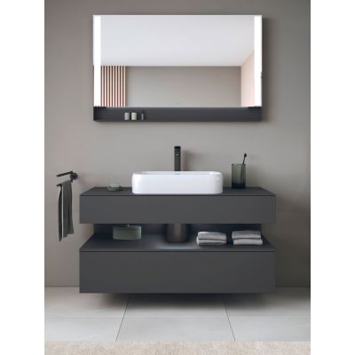 Duravit Qatego szafka 120 cm podumywalkowa wisząca grafit mat QA4732049490010
