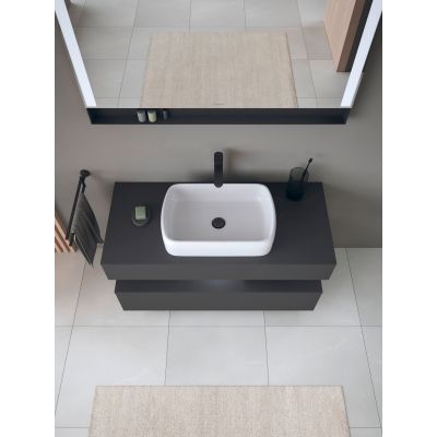 Duravit Qatego szafka 120 cm podumywalkowa wisząca grafit mat QA4732049490010