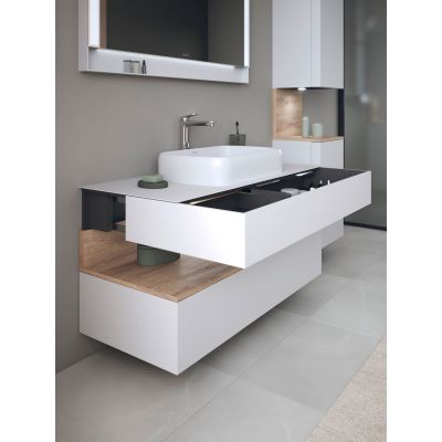 Duravit Qatego szafka 120 cm podumywalkowa wisząca biały mat/dąb QA4732055180010