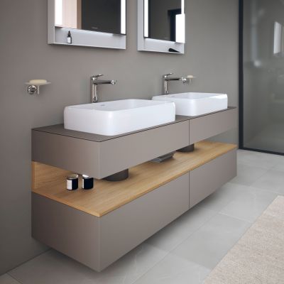 Duravit Qatego szafka 160 cm podumywalkowa wisząca bazalt mat QA4779030430010