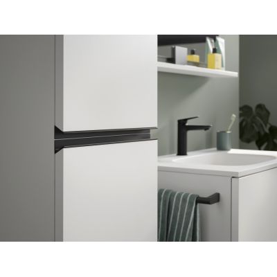 Duravit Sivida szafka 40x37,4x176 cm boczna wisząca biała-czarna SV1370RBD180000