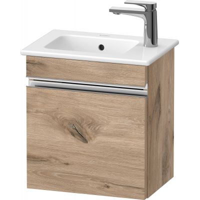 Duravit Sivida szafka 40x28,7x44,3 cm podumywalkowa wisząca dąb-chrom SV4642L10550000