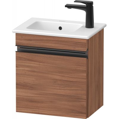 Duravit Sivida szafka 40x28,7x44,3 cm podumywalkowa wisząca czarna-orzech SV4642LBD790000