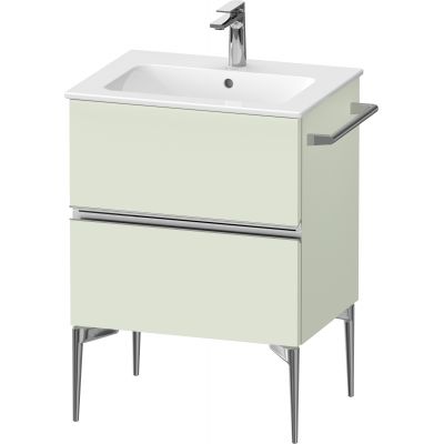 Duravit Sivida szafka 61x47,7x59,1 cm podumywalkowa wisząca zielona-chrom SV4643010HH0000