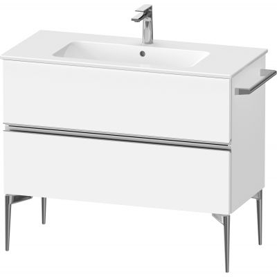 Duravit Sivida szafka 101x47,7x59,1 cm podumywalkowa wisząca biała-chrom SV4645010180000