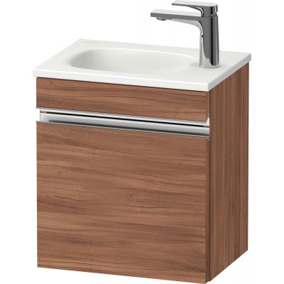 Duravit Sivida szafka 40x29,5x44 cm podumywalkowa wisząca orzech-chrom SV4649L10790000