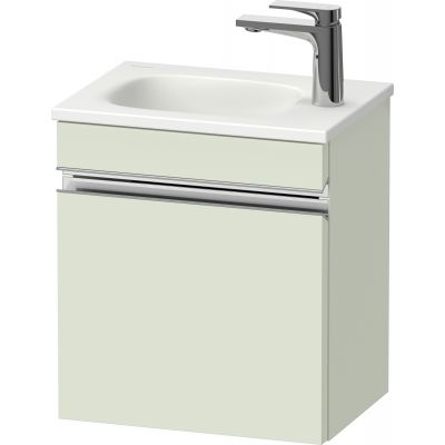 Duravit Sivida szafka 40x29,5x44 cm podumywalkowa wisząca zielona-chrom SV4649L10HH0000