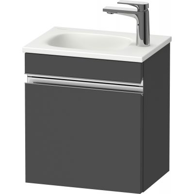 Duravit Sivida szafka 40x29,5x44 cm podumywalkowa wisząca grafitowa-chrom SV4649R10490000