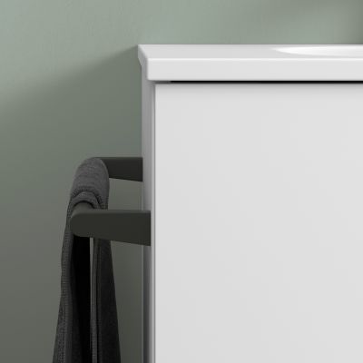 Duravit Sivida szafka 101x47,7x59,2 cm podumywalkowa wisząca biała-czarna SV46520BD180000