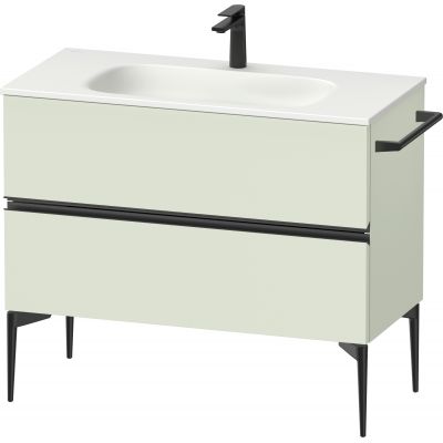 Duravit Sivida szafka 101x47,7x59,2 cm podumywalkowa wisząca czarna-zielona SV46520BDHH0000