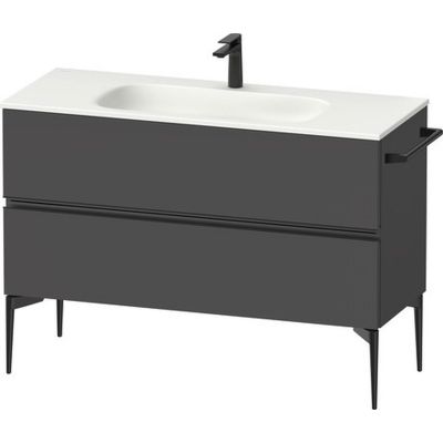 Duravit Sivida szafka 121x47,7x59,2 cm podumywalkowa wisząca czarna-grafitowa SV46530BD490000