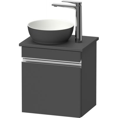 Duravit Sivida szafka 40x32,5x44 cm podumywalkowa wisząca grafitowa-chrom SV4656L10490000