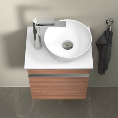 Duravit Sivida szafka 40x32,5x44 cm podumywalkowa wisząca orzech-chrom SV4656L10790000